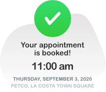 Step 1: Appointment Booked
